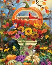 Alimentador de pássaros de abóbora de outono Springbok de 1000 peças