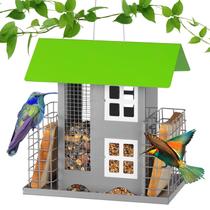 Alimentador de pássaros de metal MIXXIDEA, à prova de esquilos, com capacidade de 4,5 kg