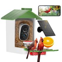 Alimentador de pássaros GAOYITK com câmera 2K HD AI Smart Identify Bird