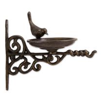 Alimentador de pássaros montado na parede DII Cast Iron Collection Ornate Alimentador de pássaros montado na parede DII Cast Iron Collection Ornate