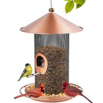 Alimentador de Pássaros Samhe - Metal para Jardim - Capacidade de 3kg