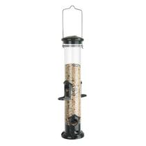 Alimentador de pássaros Woodlink Tube 4 portas 39 cm verde Alimentador de pássaros Woodlink Tube 4 portas 39 cm verde