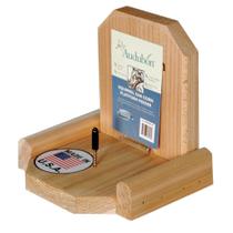 Alimentador de plataforma Woodlink Audubon Squirrel, cedro natural