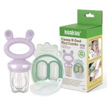 Alimentador de silicone Chupeta Haakaa Freeze-N-Fed Mini Combo
