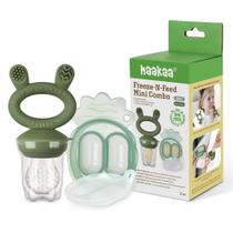 Alimentador de silicone Chupeta Haakaa Freeze-N-Fed Mini Combo