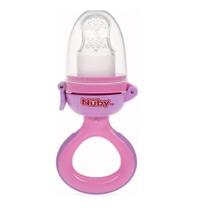 Alimentador de Silicone para Bebê com Regulagem Rosa - Nûby - Nuby