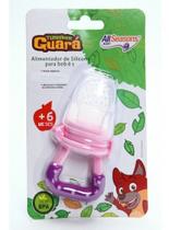 Alimentador de Silicone Rosa Chupeta Porta Frutas Bebe