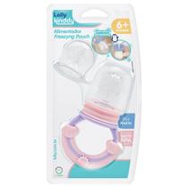 Alimentador De Silicone rosa Freezyng Com alça macia e Capa - Lolly