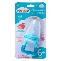 Alimentador Infantil De Silicone Azul - Pimpolho