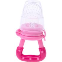 Alimentador Infantil De Silicone para 6 meses Rosa -Pimpolho