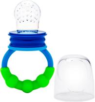 Alimentador infantil lolly de silicone azul Alimentador infantil lolly de silicone azul