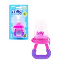 Alimentador Infantil Lolly Silicone Net Rosa com 1 Unidade