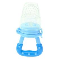 Alimentador Infantil pimpolho bico de Silicone azul 6 Meses free BPA