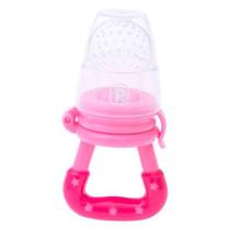 Alimentador Infantil pimpolho bico de Silicone rosa 6 Meses free BPA