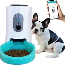 Alimentador Inteligente À Bateria C/ Câmera Para Cães/gatos