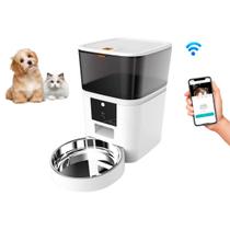 Alimentador Inteligente Automático Para Pet Cães E Gatos Com Câmera Alimentador Inteligente Automático Para Pet Cães E Gatos Com Câmera