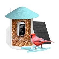Alimentador inteligente de pássaros NETVUE da Birdfy com câmera e painel solar Alimentador inteligente de pássaros NETVUE da Birdfy com câmera e painel solar