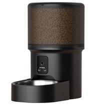 Alimentador inteligente para animais de estimação com câmera e controle de voz preto de 1,5 kg Alimentador inteligente para animais de estimação com câmera e controle de voz preto de 1,5 kg