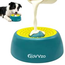 Alimentador lento Rolling Ball Dog Lick Bowl, verde antiderrapante, ZovVZO Alimentador lento Rolling Ball Dog Lick Bowl, verde antiderrapante, ZovVZO