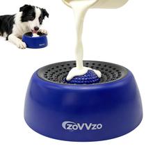 Alimentador lento Rolling Ball Dog Lick Bowl ZovVZO, antiderrapante, azul Alimentador lento Rolling Ball Dog Lick Bowl ZovVZO, antiderrapante, azul