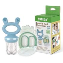 Alimentador para bebês Haakaa Freeze-N-Fed Mini Combo Silicone Alimentador para bebês Haakaa Freeze-N-Fed Mini Combo Silicone