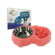 Alimentador Pet esquilo rosa - Mais dog