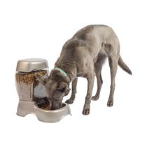 Alimentador Petmate Pet Cafe Pearl Tan 5,4kg - Para Cães e Gatos