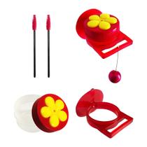 Alimentadores portáteis para beija-flores Naomo com poleiros (pacote com 2)