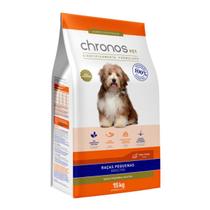 Alimento Chronos Ração Para Cães Adultos Raças Pequenas Sabor Frango 15Kg