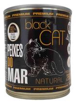 Alimento Enlatado Black Cat Lata Peixes do Mar 280g-UN - Pet bom