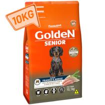Alimento Golden Cães Senior Mini Bits 10kg Frango & Arroz