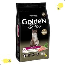 Alimento Golden Gatos Castrados Sabor Frango 10,1kg Premium Especial Proteína Bruta 36,5% Ração Cat