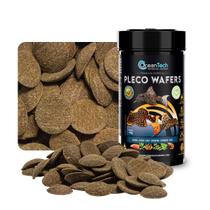 Alimento OceanTech Pleco Wafers 100g para Peixes de Fundo Nutrição Completa