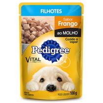 Alimento para Cães Junior Pedigree de Frango ao Molho Sachê 100 g Alimento para Cães Junior Pedigree de Frango ao Molho Sachê 100 g