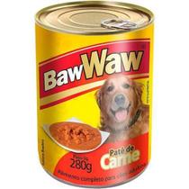 Alimento para cão baw waw carne lata 280g