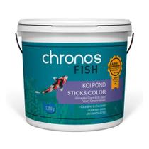 Alimento para Peixe Chronos Fish Koi Pond Sticks Color - 1,2kg Alimento para Peixe Chronos Fish Koi Pond Sticks Color - 1,2kg