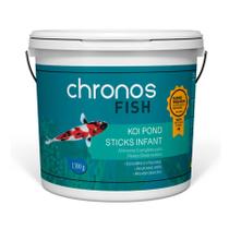Alimento para Peixe Chronos Fish Koi Pond Sticks Infant - 1,3kg