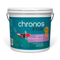 Alimento para Peixe Chronos Fish Koi Pond Sticks Spiruline 3,9kg Alimento para Peixe Chronos Fish Koi Pond Sticks Spiruline 3,9kg