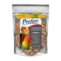 Alimento Prefere Mix para Calopsitas e Agapornins 1,1kg