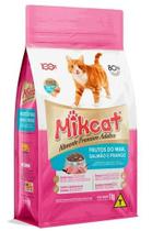 Alimento Premium Mikcat Ração para Gatos Adultos Sabor Frutos do Mar 1 kg