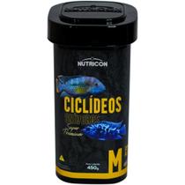 Alimento Ração P/ Peixes Nutricon Ciclideos Onivoros 450gr M