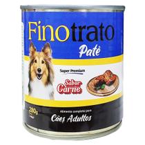 Alimento Super Premium para Cães Adultos Lata Finotrato Pate Carne 280 Gr Alimento Super Premium para Cães Adultos Lata Finotrato Pate Carne 280 Gr