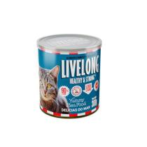Alimento úmido Livelong para Gatos - Delícias do Mar 300g