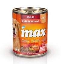 Alimento Úmido Max Lata para Cães Adultos-Carne e Frango - Total