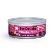 Alimento úmido pet delícia maravilha de frango 110g gatos