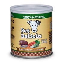 Alimento úmido pet delícia panelinha de carne 320g cães