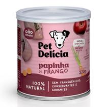 Alimento úmido pet delícia papinha de frango 320g cães filhotes Alimento úmido pet delícia papinha de frango 320g cães filhotes