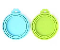 Alimentos para animais de estimação podem cobrir tampas de latas de silicone para alimentos para cães e gatos