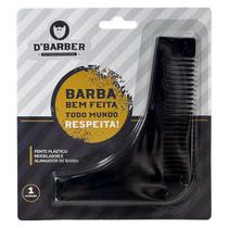 Alinhador Pente Modelador Barba Régua Molde Cavanhaque Preto - UZY