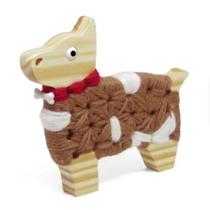 Alinhavo cachorro - Pachu - Brinquedo Educativo de Madeira
